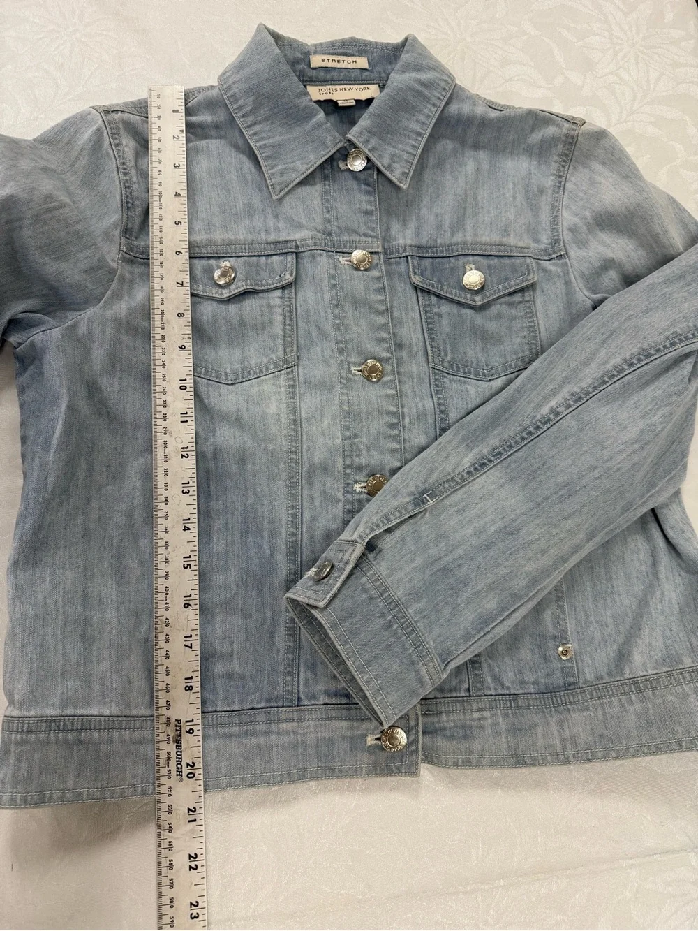 Jones New York Light Wash Denim Jacket